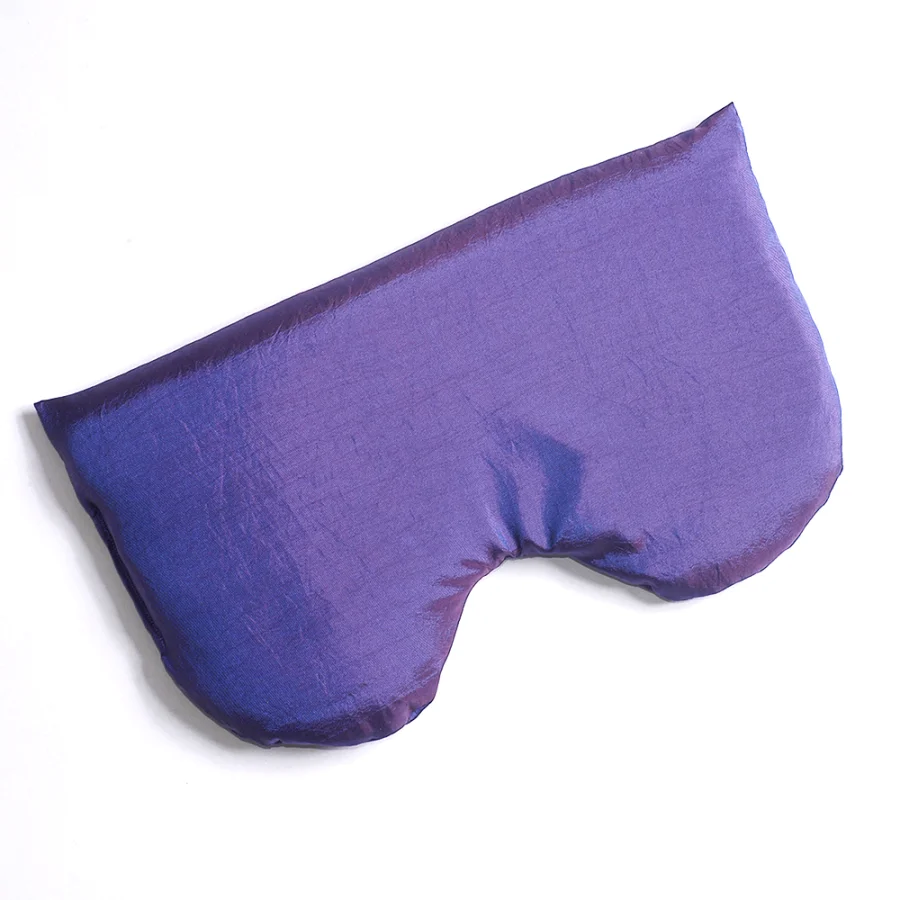 Antifaz térmico Golina de semillas, en tela morada